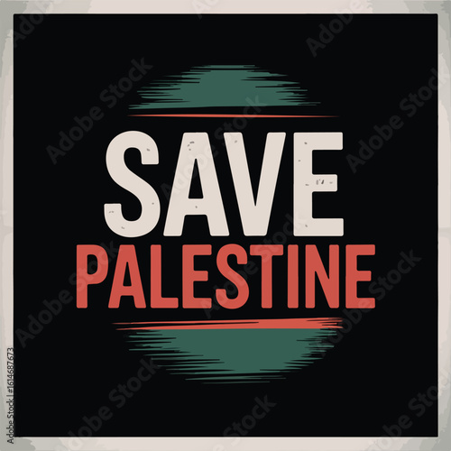 Save Palestine | Solidarity illustration.