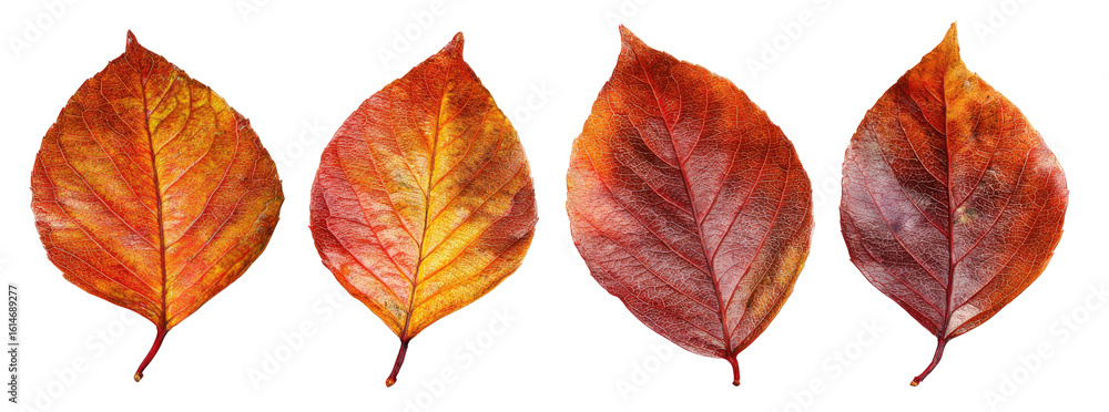 Obraz premium Four Autumn Leaves