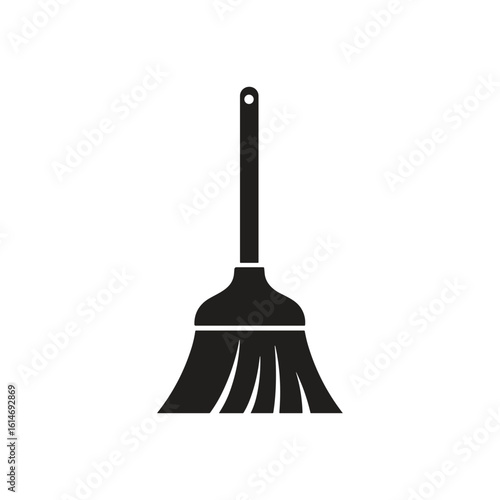 Feather duster cleaning tool vector icon