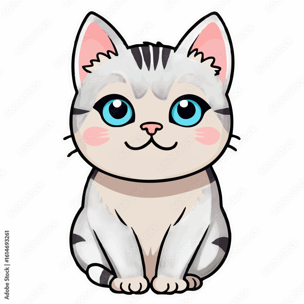 Playful cat Drawing Playful cat Drawing