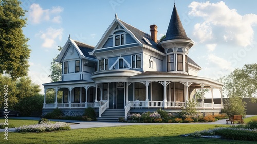 ornate queen anne house