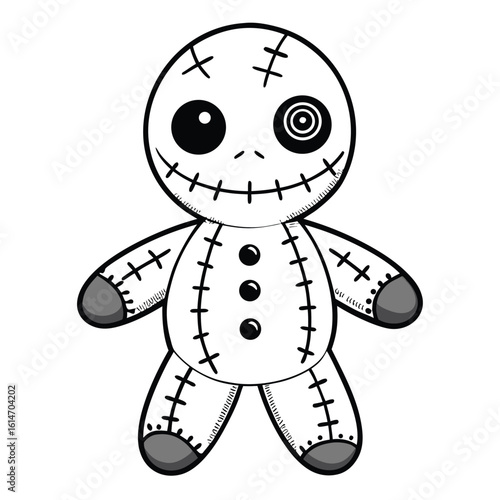 Gingerbread Man as a Voodoo Doll with Pins