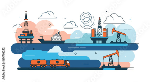 Exploring the vast landscape of the modern energy industry and its complex operations