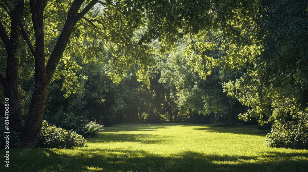 Fototapeta premium foliage lush trees