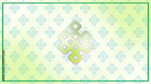 Endless eternity knot background footage 