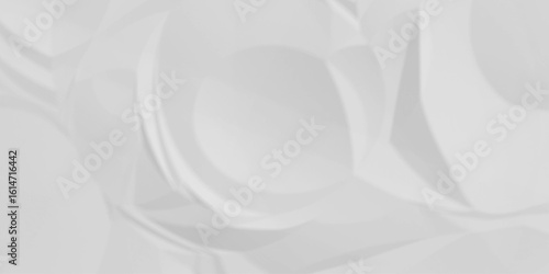 White crumpled paper texture. White wrinkled paper texture. White paper texture. White crumpled and top view textures can be used for background of text or any contents.	

