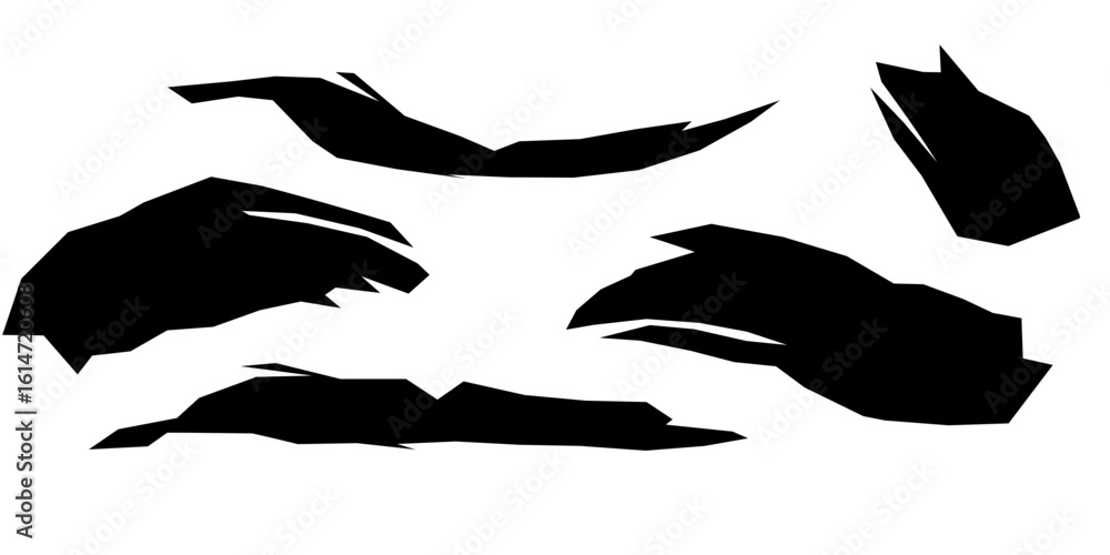 Obraz premium Creamy Glazing Acryl Brush Strokes 69