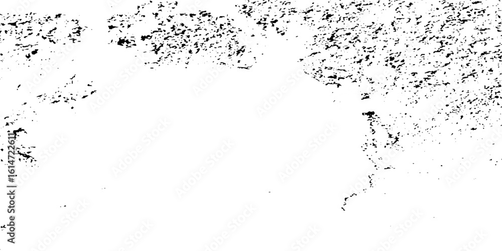 Obraz premium Distressed grain texture vector illustration dirt messy splash overlay and black and white Dust distress grungy effect paint. Vertical scratch rustic surface effect monochrome texture composed dust.