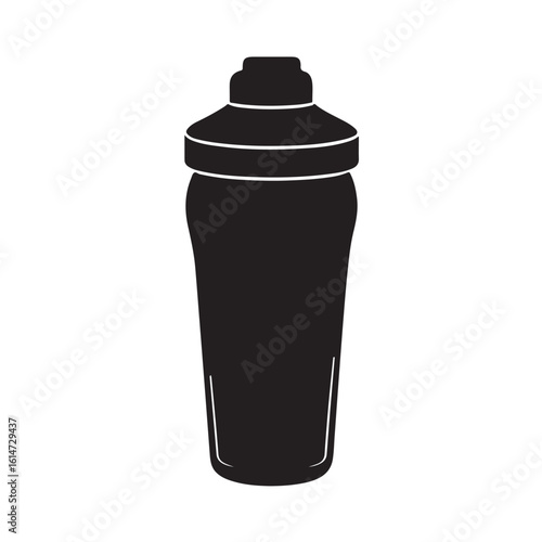 Shaker Bottle Icon Vector