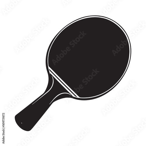 Table Tennis Paddle Icon Vector