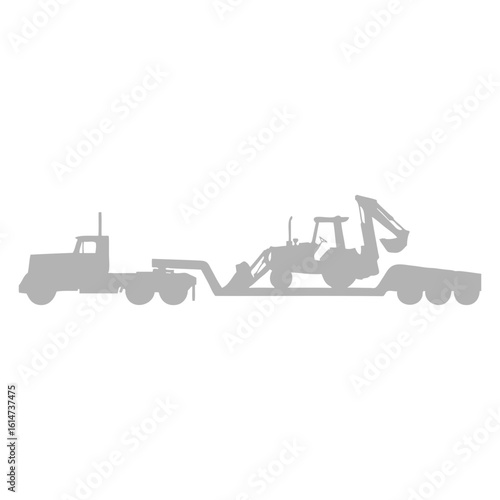 Tractor on Trawl shadow