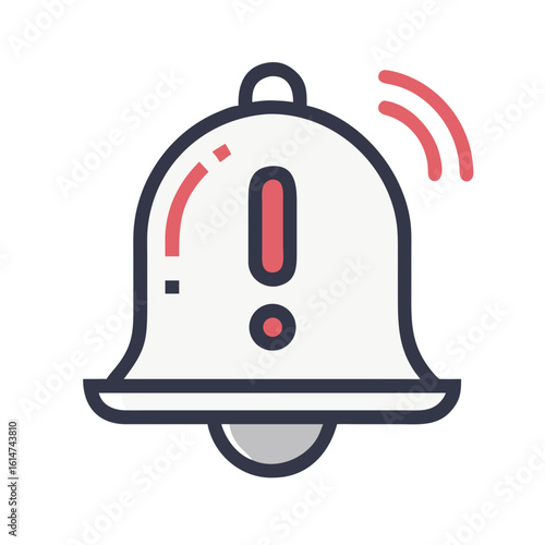 alarm alert bell icon design.