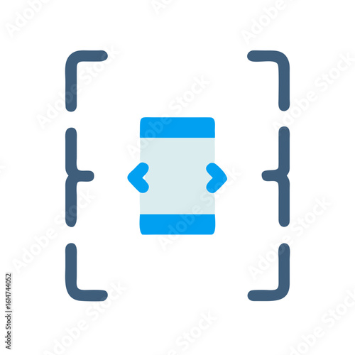 brackets icon design.