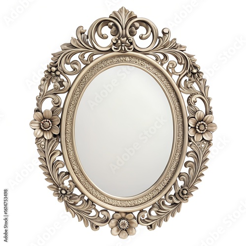 Vintage Ornate Gold Decorative Mirror