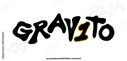 Elegant fonts bold urban number graffiti style display font with smooth edges and attitude. Perfect for streetwear, hip-hop, posters, logo, youth branding,and rebellious creative projects typography