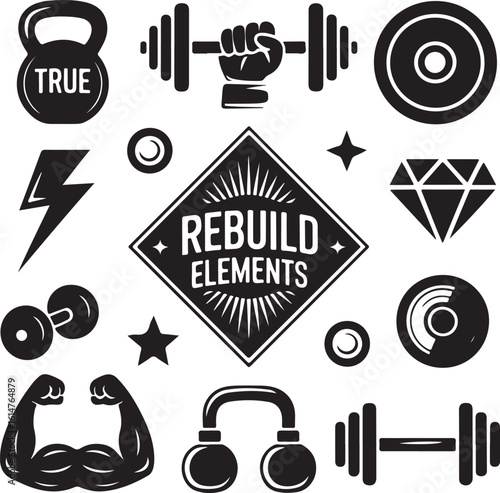 Gym Dumbbell Silhouette Design

Heavy Dumbbell Fitness Vector

Strength Training Dumbbell Icon

Minimalist Gym Dumbbell Illustration

Workout Equipment Dumbbell Artwork

