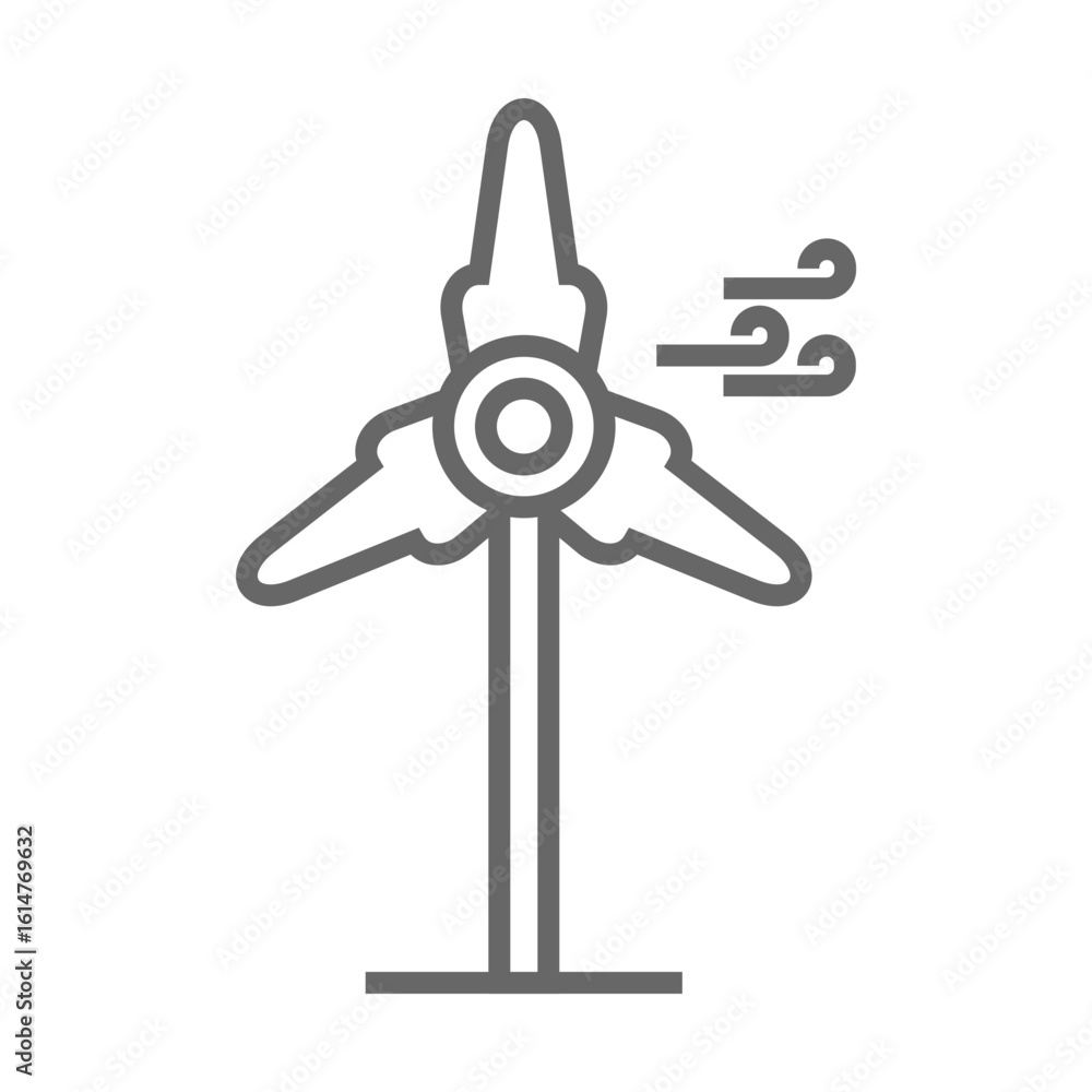 Obraz premium Wind Power icon design