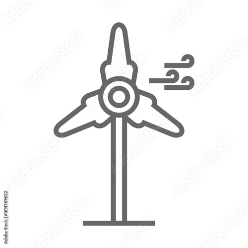 Wind Power icon design