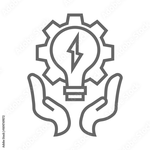 Energy Conservation icon design