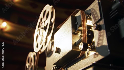 Vintage Film Projector: Nostalgic Cinema Machine