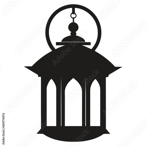 silhouette of a cage