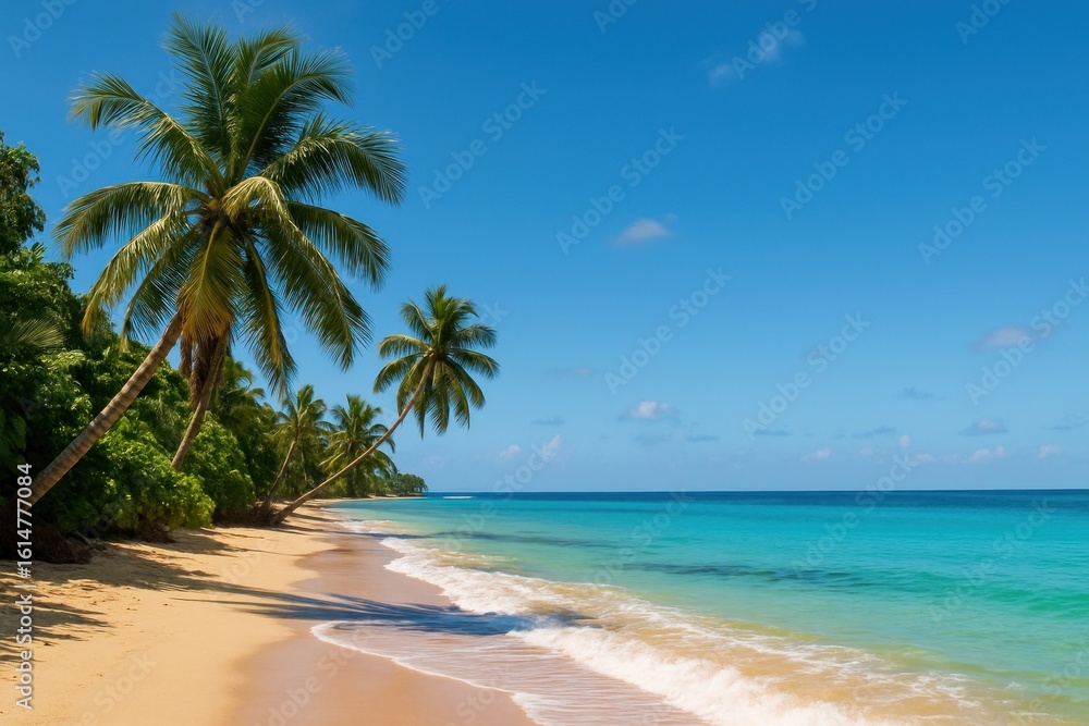 Fototapeta premium Tropical paradise beach scene.