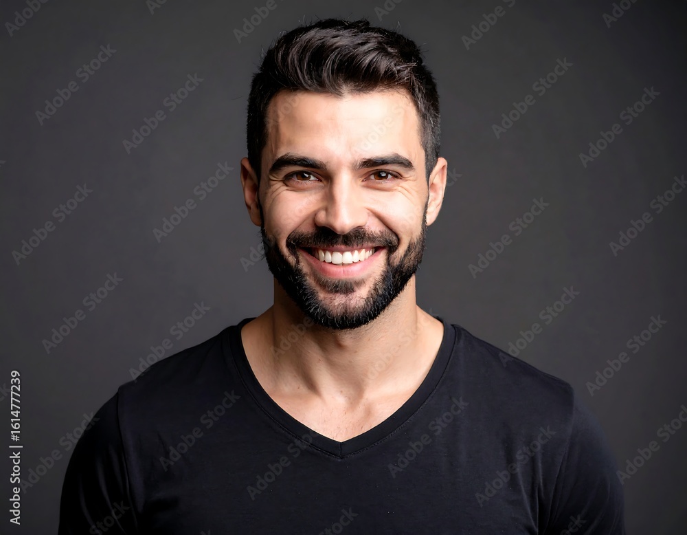 Fototapeta premium Portrait of a smiling man (2)