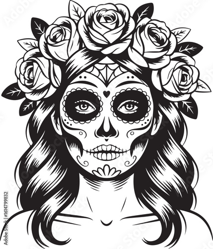 Colorful Mexican Sugar Skull Vector

Day of the Dead Sugar Skull Illustration

Traditional Calavera Sugar Skull Design

Decorative Floral Sugar Skull Artwork

Vintage Día de los Muertos Sugar Skull