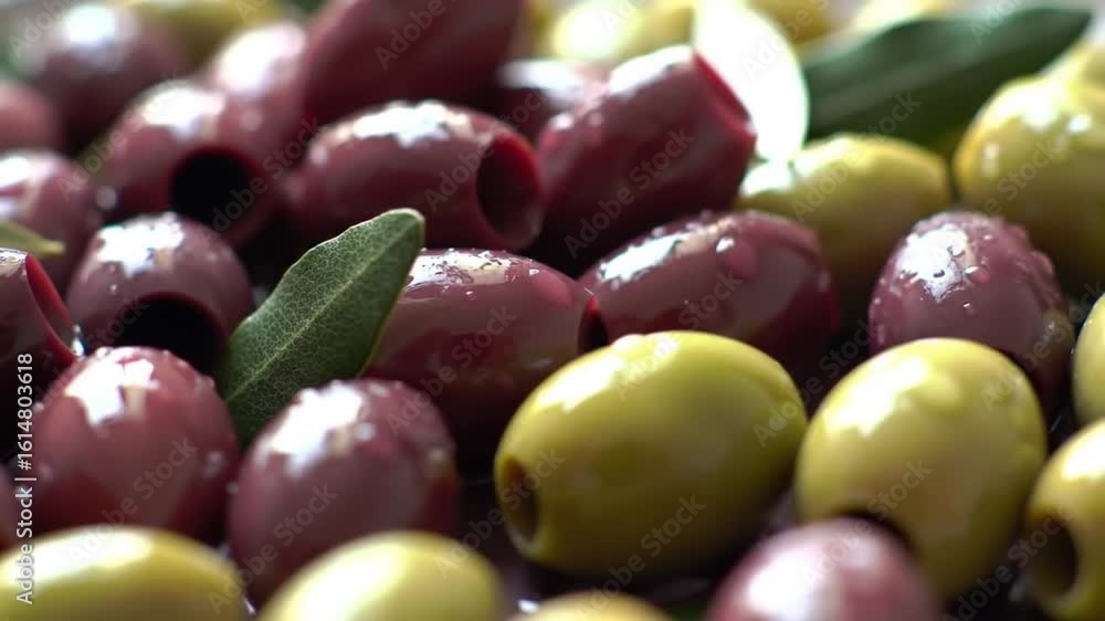 red and green olives red and green olives