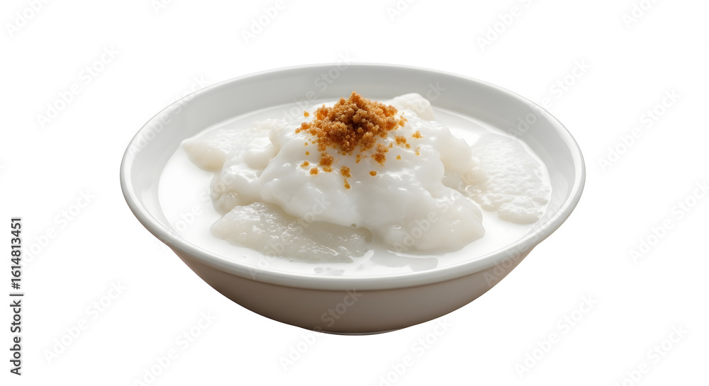 Bua Loy Dessert: Thai Sweet Glutinous Rice Balls in Coconut Milk Bua Loy Dessert: Thai Sweet Glutinous Rice Balls in Coconut Milk