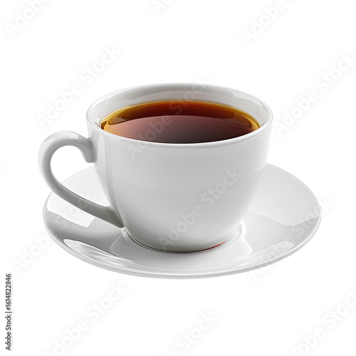 Wallpaper Mural White coffee cup with dark liquid Torontodigital.ca