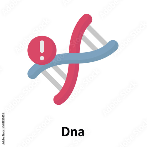 Dna Vector Icon which can easily modify or edit