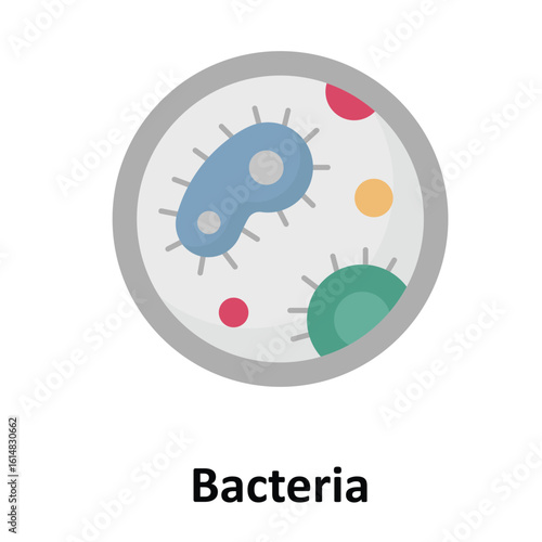 Bacteria Vector Icon which can easily modify or edit