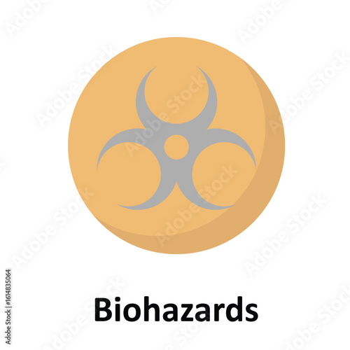 Biohazards Vector Icon which can easily modify or edit
