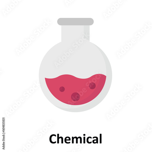Chemical Vector Icon which can easily modify or edit