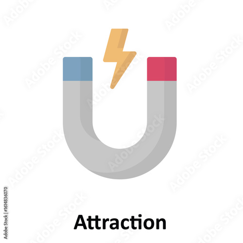 Attraction Vector Icon which can easily modify or edit
