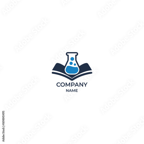 Science Logo , icon, vector, illustration, symbol, sign, button, business, design, concept, chess, water, web, logo, silhouette, hat, office, game, internet