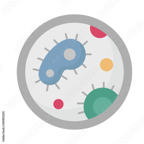 Bacteria Vector Icon which can easily modify or edit
