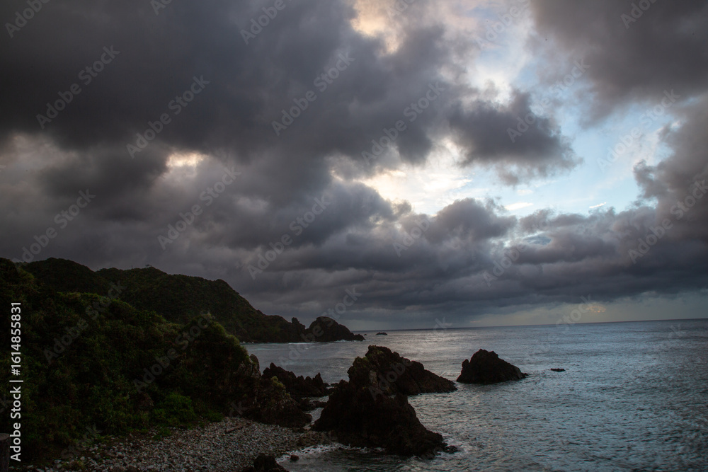 Obraz premium 奄美大島の夏空。