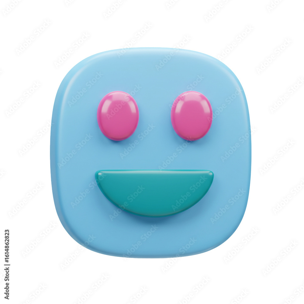 A cheerful cartoon face with rounded features and vibrant colors radiates joy and positivity in a simple yet captivating design. A cheerful cartoon face with rounded features and vibrant colors radiates joy and positivity in a simple yet captivating design.
