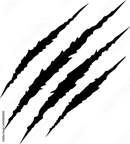 Animal Claw scratches mark silhouette vector,  dog scratches signs, tiger scratches signs, lion scratches signs cat scratches signs, dinosaur scratches signs