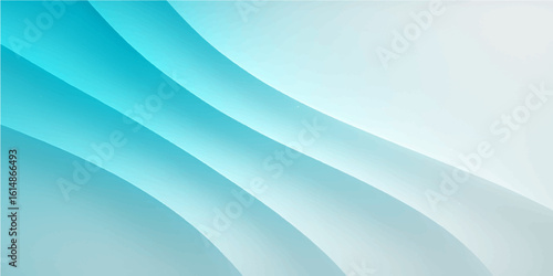 Smooth blue futuristic wave patterns create a digital silk texture for a modern art background