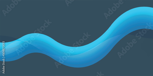 Blue Wave Vector with Fluid Motion and Gradient Flow