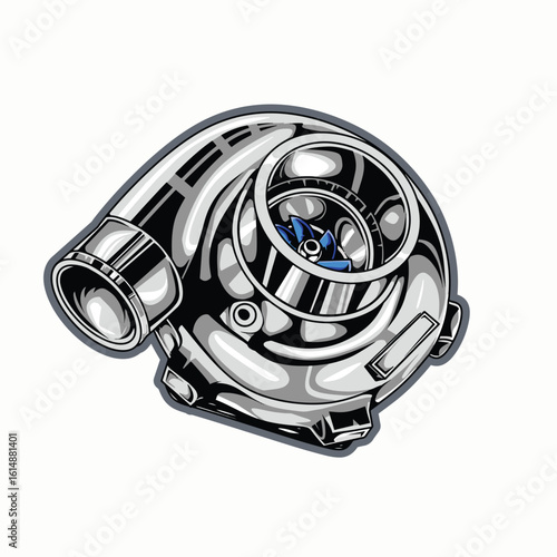 Turbo. Vector turbo, Suitable for the automobile industry.eps