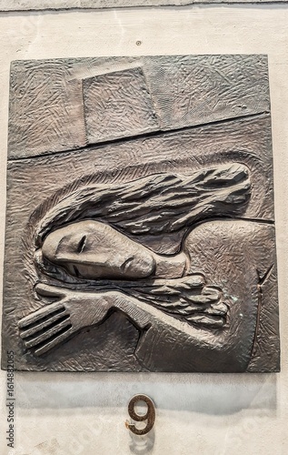 Interior of the Cathedral Church of Our Lady of the Immaculate Conception, informally known as Myeongdong Cathedral. Seoul, South Korea.	