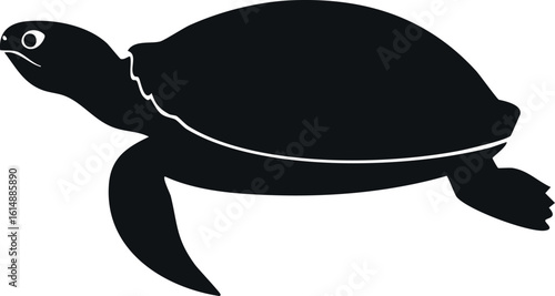 Turtle silhouette illustration