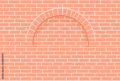 Brick wall texture, masonry background, vintage urban surface, grunge brickwork pattern, exterior facade illustration	