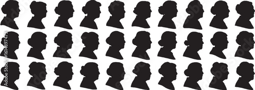 grandma's side profile silhouette