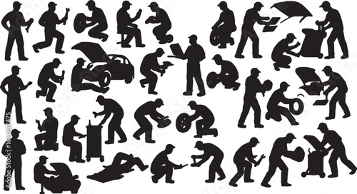 mechanic silhouette