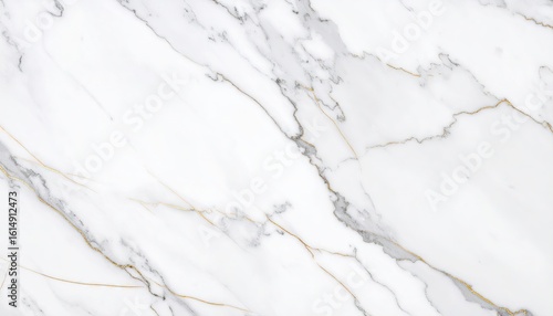 Luxury White Marble Surface with Gold Veins Abstract Texture and Cloudy Pattern Elegant Design Background